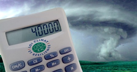 Calculatrice dans la tourmente d'une tempête