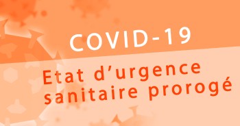 Etat d'urgence sanitaire prorogé