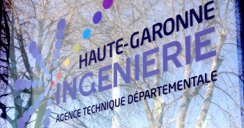Façade vitrée de Haute-Garonne Ingénierie – ATD