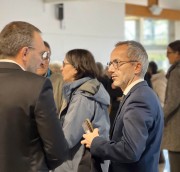 M. le Président (à droite) et M. le Directeur (à gauche) de HGI-ATD