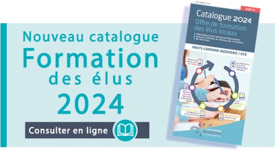 Nouveau catalogue Formation des élus 2024 - Consulter en ligne